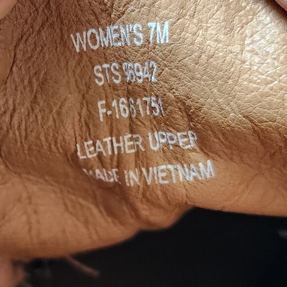 Leather Upper Sperry 7M Ankle Boots - Picture 8 of 9